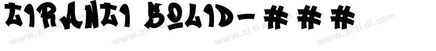 Tiranti Solid字体转换